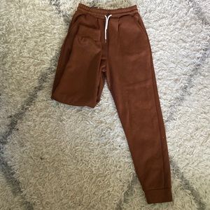 Warm brown shien sweat pants!